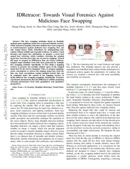 IDRetracor: Towards Visual Forensics Against Malicious Face Swapping