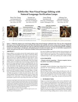 EditScribe: Non-Visual Image Editing with Natural Language Verification
  Loops