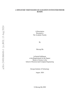 A Miniature Vision-Based Localization System for Indoor Blimps