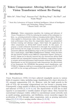 Token Compensator: Altering Inference Cost of Vision Transformer without
  Re-Tuning