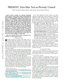 PRESENT: Zero-Shot Text-to-Prosody Control