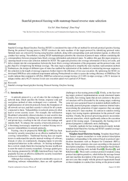 Stateful protocol fuzzing with statemap-based reverse state selection