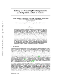 Rethinking Disentanglement under Dependent Factors of Variation