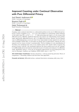 Count on Your Elders: Laplace vs Gaussian Noise