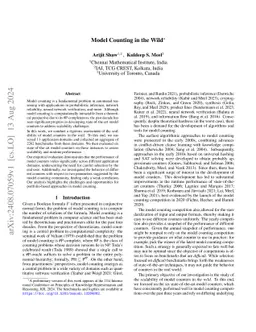 Model Counting in the Wild