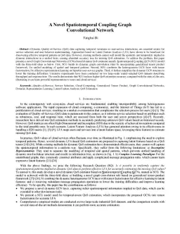 A Novel Spatiotemporal Coupling Graph Convolutional Network