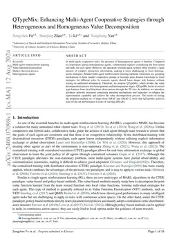 QTypeMix: Enhancing Multi-Agent Cooperative Strategies through
  Heterogeneous and Homogeneous Value Decomposition