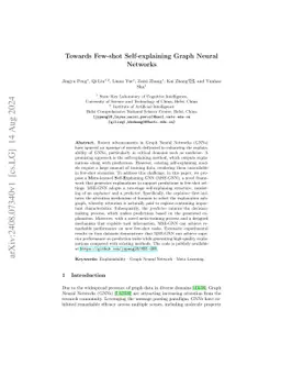 Towards Few-shot Self-explaining Graph Neural Networks