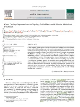 Costal Cartilage Segmentation with Topology Guided Deformable Mamba:
  Method and Benchmark