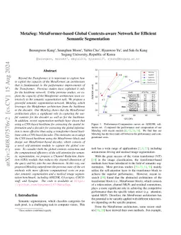 MetaSeg: MetaFormer-based Global Contexts-aware Network for Efficient
  Semantic Segmentation