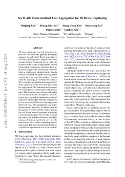 See It All: Contextualized Late Aggregation for 3D Dense Captioning