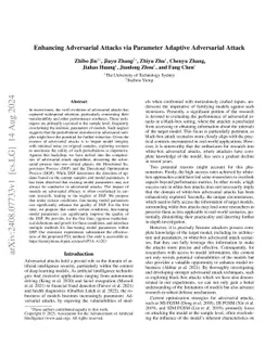 Enhancing Adversarial Attacks via Parameter Adaptive Adversarial Attack