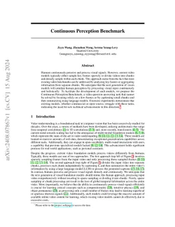 Continuous Perception Matters: Diagnosing Temporal Integration Failures in Multimodal Models