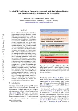 MAG-SQL: Multi-Agent Generative Approach with Soft Schema Linking and
  Iterative Sub-SQL Refinement for Text-to-SQL