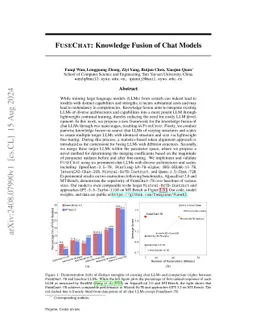 FuseChat: Knowledge Fusion of Chat Models