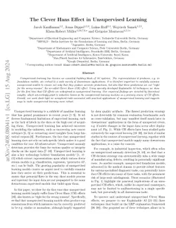 The Clever Hans Effect in Unsupervised Learning