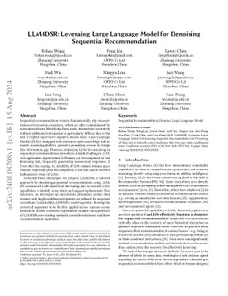 LLM4DSR: Leveraging Large Language Model for Denoising Sequential Recommendation