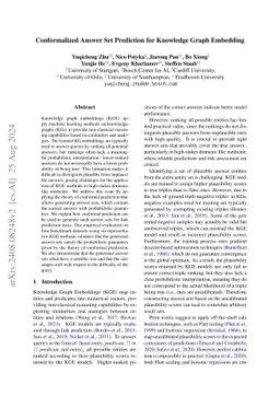 Conformalized Answer Set Prediction for Knowledge Graph Embedding