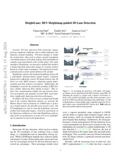 HeightLane: BEV Heightmap guided 3D Lane Detection