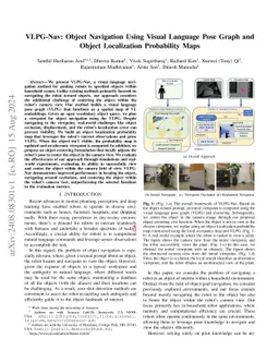 VLPG-Nav: Object Navigation Using Visual Language Pose Graph and Object
  Localization Probability Maps