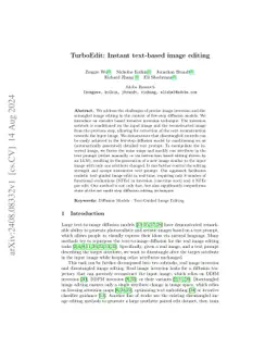 TurboEdit: Instant text-based image editing