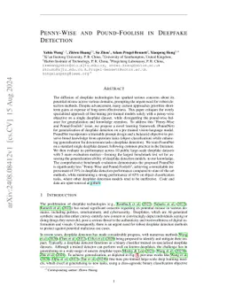 Penny-Wise and Pound-Foolish in Deepfake Detection