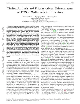Timing Analysis and Priority-driven Enhancements of ROS 2 Multi-threaded Executors