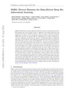 D5RL: Diverse Datasets for Data-Driven Deep Reinforcement Learning