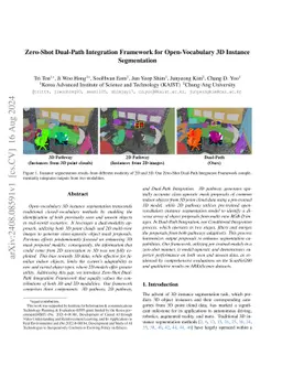 Zero-Shot Dual-Path Integration Framework for Open-Vocabulary 3D
  Instance Segmentation