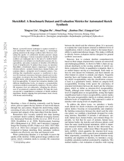 SketchRef: a Multi-Task Evaluation Benchmark for Sketch Synthesis