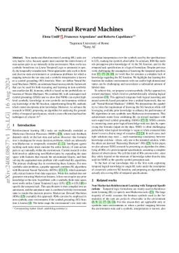 Neural Reward Machines