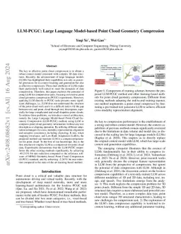 LLM-PCGC: Large Language Model-based Point Cloud Geometry Compression