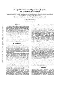 ASVspoof 5: Crowdsourced Speech Data, Deepfakes, and Adversarial Attacks
  at Scale