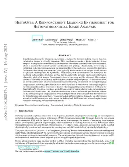 HistoGym: A Reinforcement Learning Environment for Histopathological
  Image Analysis