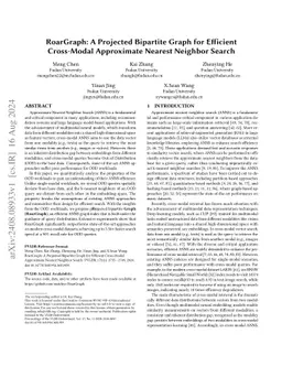 RoarGraph: A Projected Bipartite Graph for Efficient Cross-Modal
  Approximate Nearest Neighbor Search