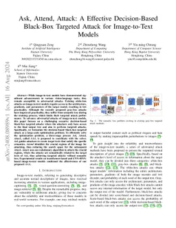 Ask, Attend, Attack: A Effective Decision-Based Black-Box Targeted
  Attack for Image-to-Text Models