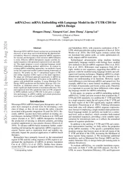 mRNA2vec: mRNA Embedding with Language Model in the 5ÚTR-CDS for mRNA
  Design