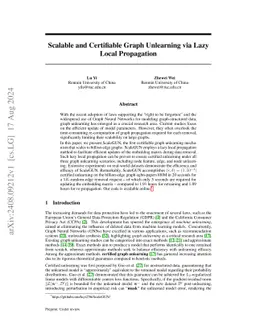 Scalable and Certifiable Graph Unlearning: Overcoming the Approximation Error Barrier