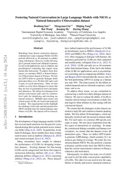 Fostering Natural Conversation in Large Language Models with NICO: a
  Natural Interactive COnversation dataset