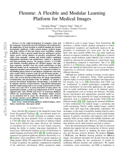 Flemme: A Flexible and Modular Learning Platform for Medical Images