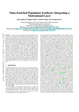 Value-Enriched Population Synthesis: Integrating a Motivational Layer