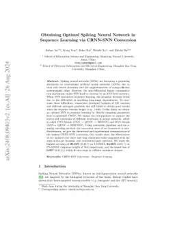 Obtaining Optimal Spiking Neural Network in Sequence Learning via
  CRNN-SNN Conversion