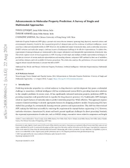 Advancements in Molecular Property Prediction: A Survey of Single and
  Multimodal Approaches