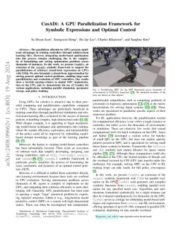 CusADi: A GPU Parallelization Framework for Symbolic Expressions and
  Optimal Control