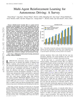 Multi-Agent Reinforcement Learning for Autonomous Driving: A Survey