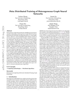 Heta: Distributed Training of Heterogeneous Graph Neural Networks