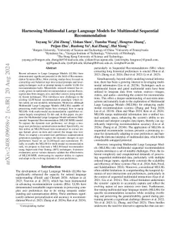 Harnessing Multimodal Large Language Models for Multimodal Sequential Recommendation