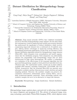Dataset Distillation for Histopathology Image Classification