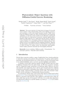 Photorealistic Object Insertion with Diffusion-Guided Inverse Rendering