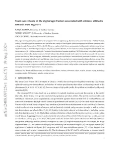 State surveillance in the digital age: Factors associated with citizens'
  attitudes towards trust registers